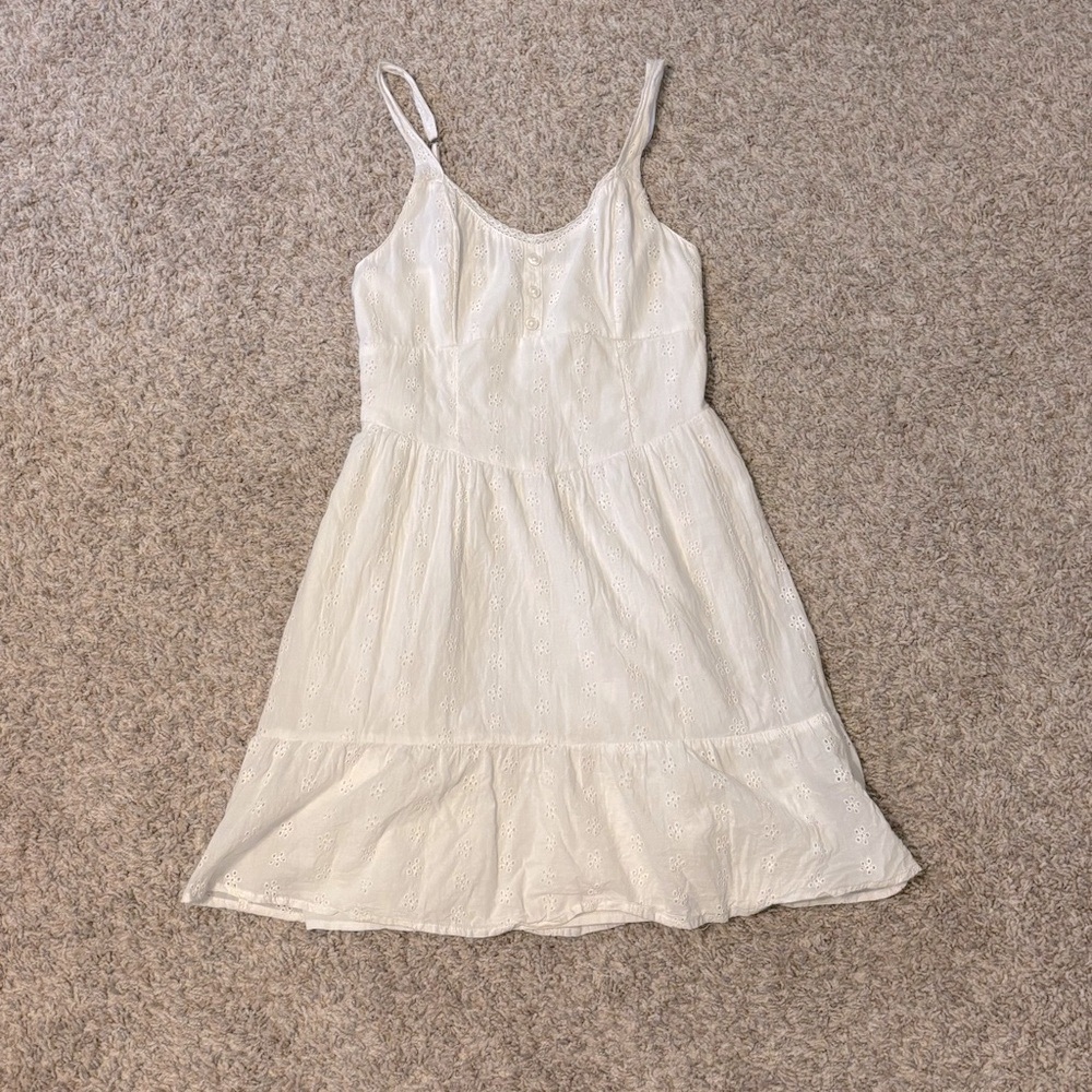Hollister White Mini Dress 🤍